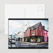Killarney, Ierland straatbeeld Ansichtkaart Briefkaart (Voorkant / Achterkant)