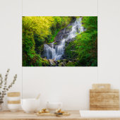 Killarney Ierland Watervalprint | Bos Kunst Poster (Keuken)