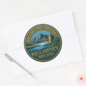 Killarney Ireland Ronde Sticker (Envelop)