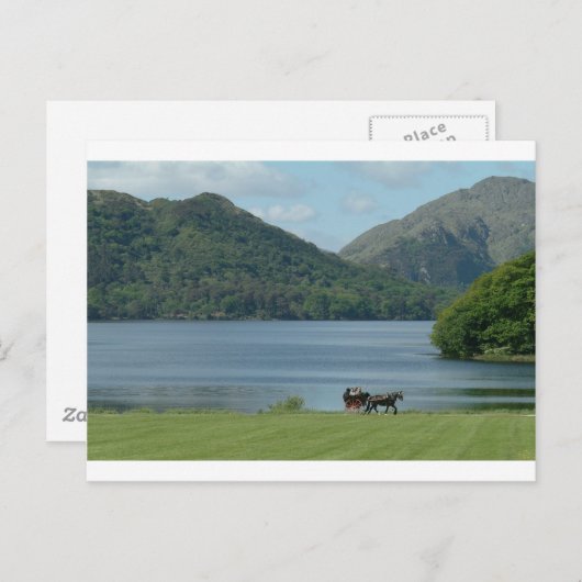 Killarney Lakes en Jarvey Briefkaart (Voorkant / Achterkant)