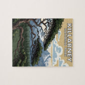 Killarney nationaal park vintage reis legpuzzel (Horizontaal)