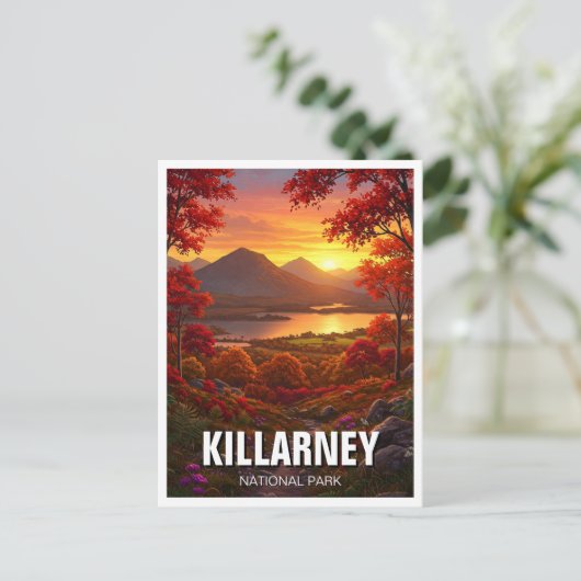 Killarney National Park Ierland Reizen Briefkaart (Staand voorkant)