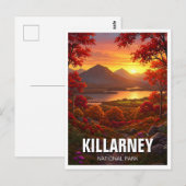 Killarney National Park Ierland Reizen Briefkaart (Voorkant / Achterkant)