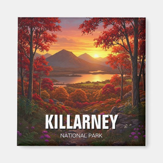Killarney National Park Ierland Reizen Magneet (Voorkant)