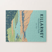 Killarney National Park Ireland Travel Art Vintage Legpuzzel (Horizontaal)