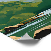 Killarney National Park Minimal Travel Poster (Hoek)