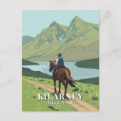 Killarney National Park - Paardrijden Briefkaart (Voorkant)