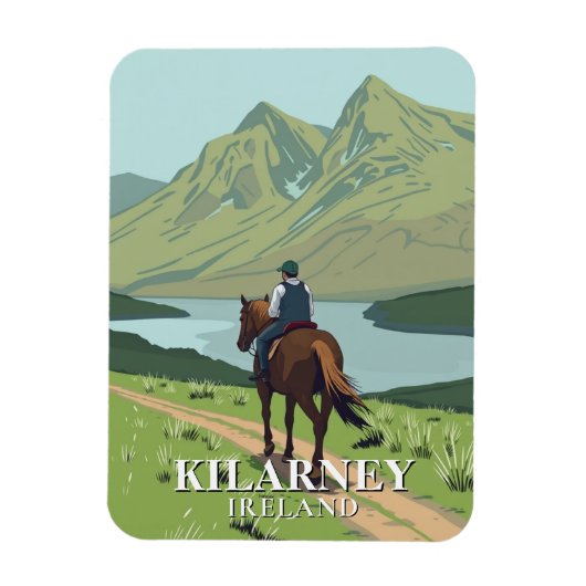 Killarney National Park - Paardrijden Magneet (Verticaal)