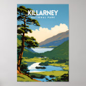 Killarney National Park - Traditionele reisposter Poster (Voorkant)