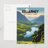 Killarney National Park Travel Poster Briefkaart (Voorkant / Achterkant)