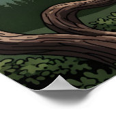 Killarney national park vintage travel poster (Hoek)