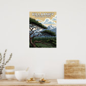 Killarney national park vintage travel poster (Keuken)