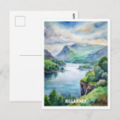 Killarney National Park Waterverf Schilderen Briefkaart (Voorkant / Achterkant)