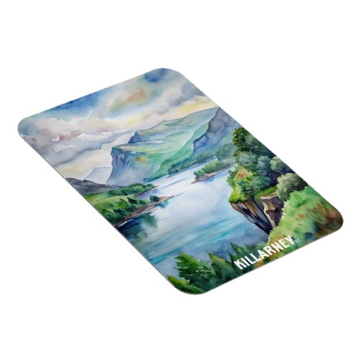 Killarney National Park Waterverf Schilderen Magneet (Rechterzijde)