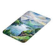 Killarney National Park Waterverf Schilderen Magneet (Linkerzijde)