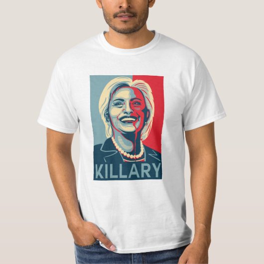 Killary Clinton T-Shirt (Voorkant)