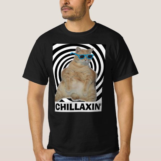KILLAXIN-Vetmanxkat met zonnebrillen T-Shirt (Voorkant)