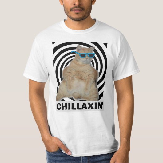 KILLAXIN-Vetmanxkat met zonnebrillen T-Shirt (Voorkant)