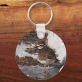 Killdeer-sleutelhanger Sleutelhanger (Achterkant)