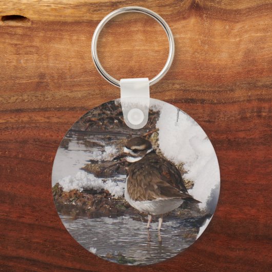 Killdeer-sleutelhanger Sleutelhanger (Achterkant)