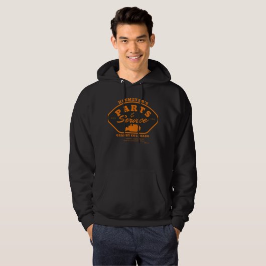 killdozer Parts and Service Short-Sleeve Hoodie (Voorkant volledig)