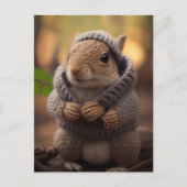 kille eekhoorn briefkaart (Voorkant)