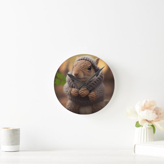 kille eekhoorn ronde klok (Huis)