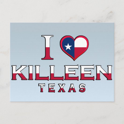 Killeen, Texas Briefkaart (Voorkant)