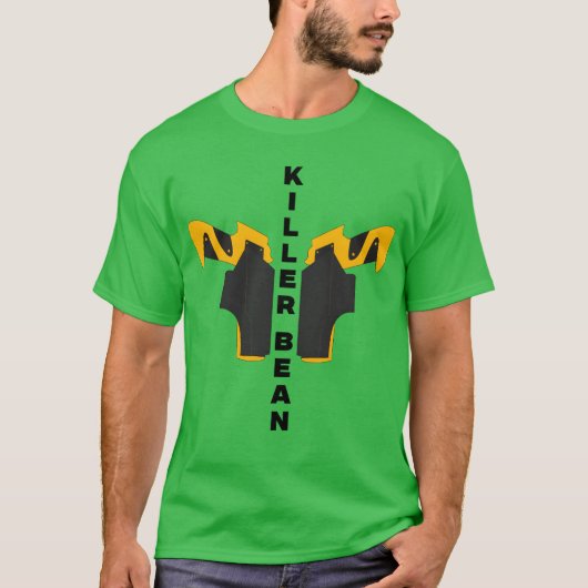 Killer Bean pistool Design jongen T-shirt (Voorkant)