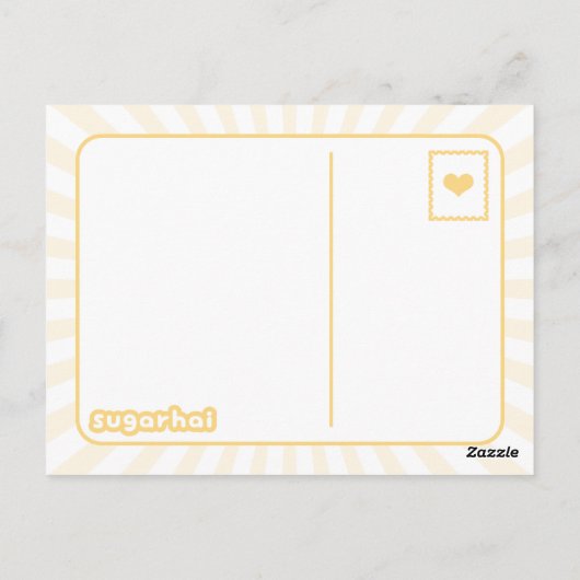 Killer Bee Briefkaart (Achterkant)