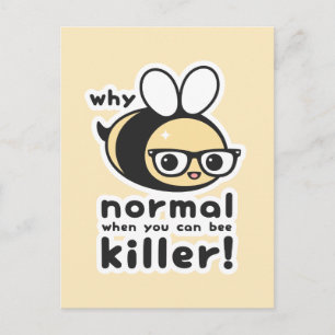Killer Bee Briefkaart