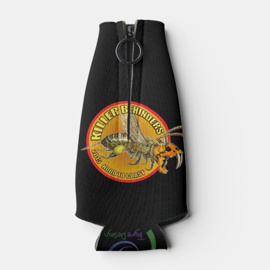 Killer Beehinders Fles Cosy Flesjeskoeler (Achterkant)