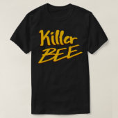 Killer bij geel t-shirt (Design voorkant)