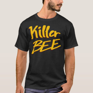 Killer bij geel t-shirt