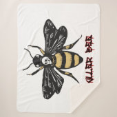  killer bijentekening sherpa deken (Voorkant)