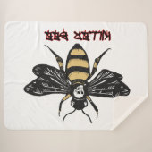  killer bijentekening sherpa deken (Voorkant (horizontaal))