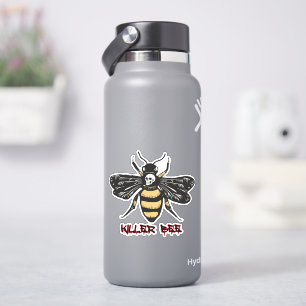 killer bijentekening sticker