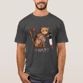 Killer Cat, handgeschilderd, T-Shirt Humor eigenaa (Voorkant)