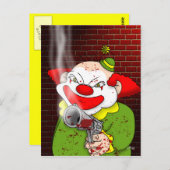 Killer Clown Briefkaart (Voorkant / Achterkant)