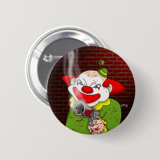 Killer Clown Button (Voorkant /achterkant)