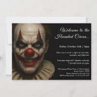 Killer Clown | Halloween kostuum party uitnodiging