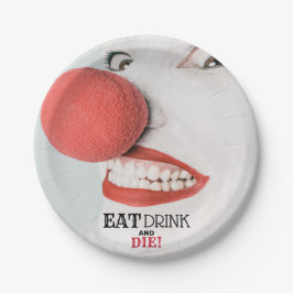 Killer Clown, Halloween Party Papieren Bordje