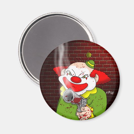 Killer Clown Magnet (Voorkant / Achterkant)
