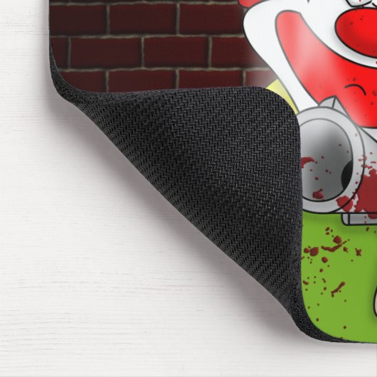 Killer Clown Mousepad Muismat (Hoek)