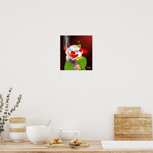 Killer Clown Poster (Keuken)