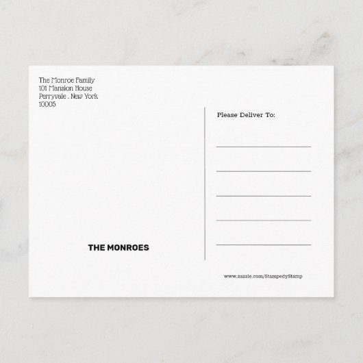 Killer Clown, uitnodiging van Halloween Party (Achterkant)