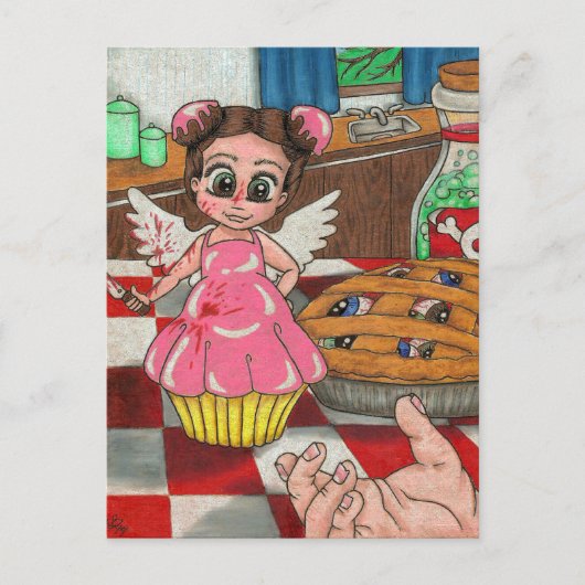 Killer Cupcakes Briefkaart (Voorkant)