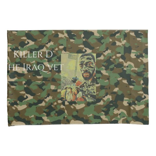 Killer D De Irakveteraan Kussensloop (Voorkant-Rechts)