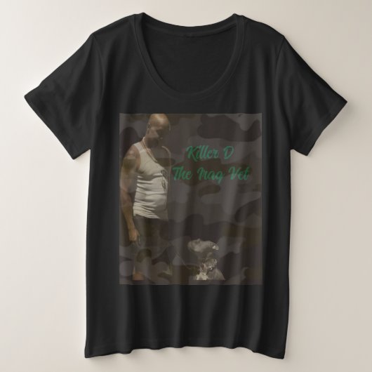 Killer D Grote Maat T-shirt (Design voorkant)
