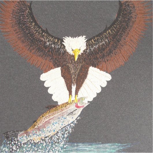 Killer eagle sticker (Voorkant)